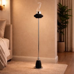 Modern floor-standing incense burner - Plastic base - 16 x 16 x 95 cm - 2A3F100008