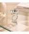 Crystal incense burner with a unique design - 8 x 13 cm - 2M3F300156