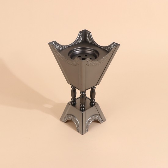 Metal incense burner with a unique design - 11 x 22 cm - 2M3F200065