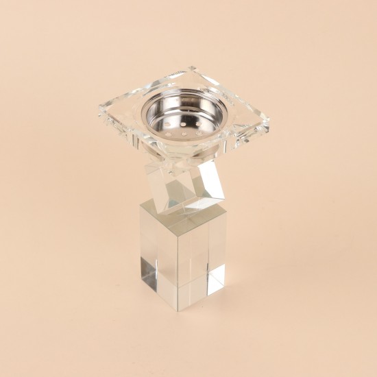 Crystal incense burner with a unique design - 9 x 17 cm - 2M3F200107