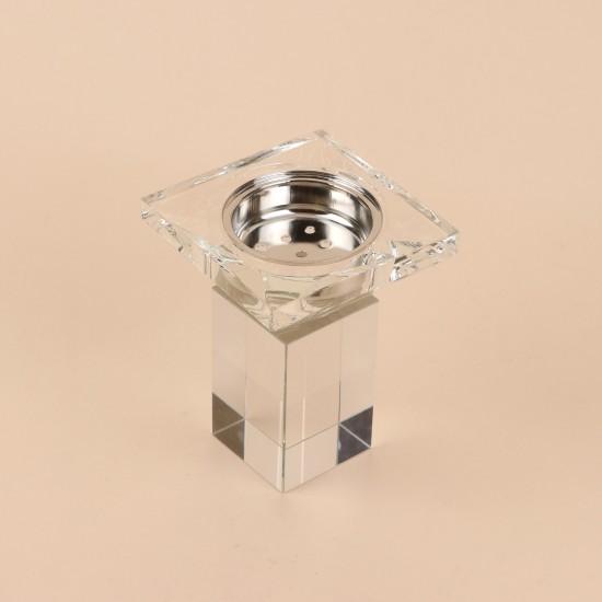 Crystal Feather Incense Burner - 9 x 13 cm - 2M3F200109