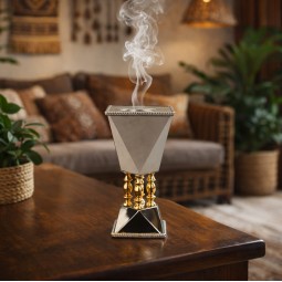 Luxury decorative stainless steel incense burner - 2S1R200129 Luxury decorative stainless steel incense burner - 2S1R200129