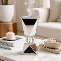 Luxury decorative stainless steel incense burner - 2S1R200131