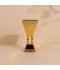 Luxury decorative incense burner, stainless steel, gold - 2S1R200133