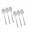 Silver Stainless Steel Cutlery Set - 20cm - 6 Pieces - 2M1D100225