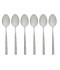 Silver Stainless Steel Cutlery Set - 20cm - 6 Pieces - 2M1D100225