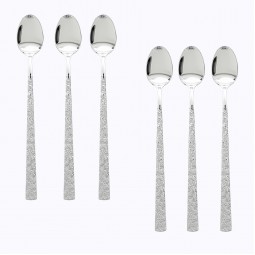 Stainless steel ice cream spoons - Silver - 20 cm - 2M1D100230