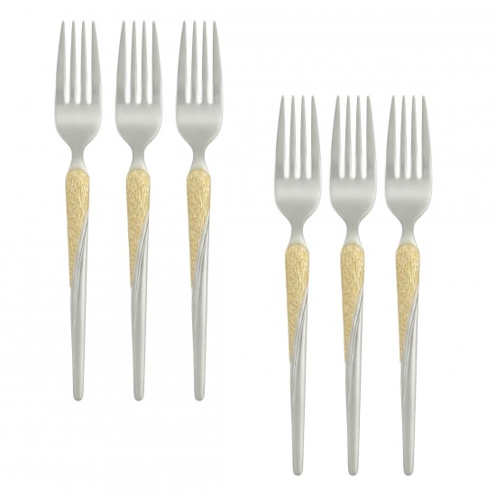 Stainless steel dinnerware set - 6 pieces - 2M1D200210