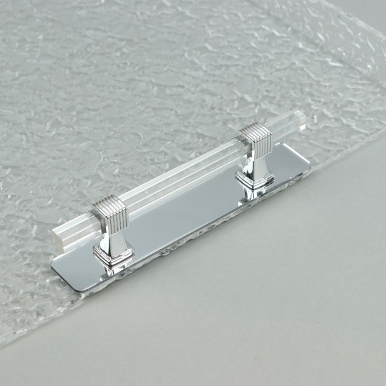 Rectangular acrylic serving tray with a unique design - 2S1C300351