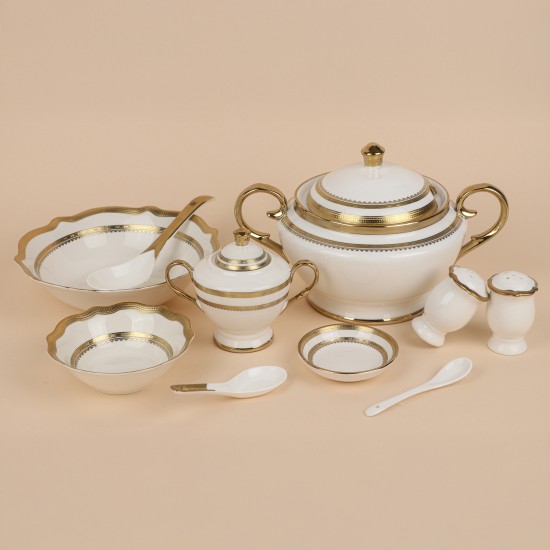 Premium dinnerware set - 73 pieces - 2S1MM100092