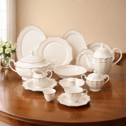 Classic Luxury Dinnerware Set - 6 Persons - 63 Pieces - 2S1MM100254 Classic Luxury Dinnerware Set - 6 Persons - 63 Pieces - 2S1MM100254