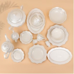 Classic Luxury Dinnerware Set - 6 Persons - 63 Pieces - 2S1MM100255 Classic Luxury Dinnerware Set - 6 Persons - 63 Pieces - 2S1MM100255