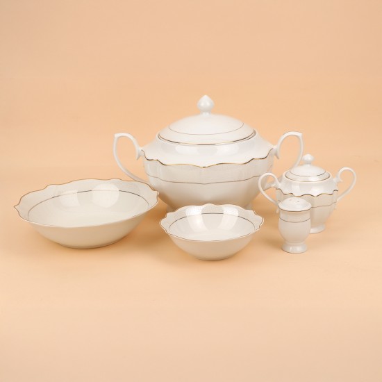 Classic Luxury Dinnerware Set - 6 Persons - 63 Pieces - 2S1MM100256