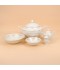 Classic Luxury Dinnerware Set - 6 Persons - 63 Pieces - 2S1MM100256