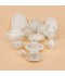 Classic Luxury Dinnerware Set - 6 Persons - 63 Pieces - 2S1MM100256