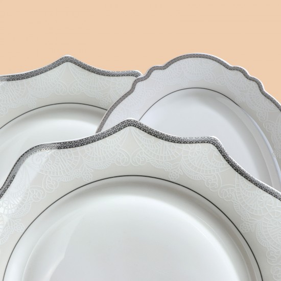 Classic Luxury Dinnerware Set - 6 Persons - 63 Pieces - 2S1MM100258