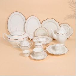Classic Luxury Dinnerware Set - 6 Persons - 63 Pieces - 2S1MM100259