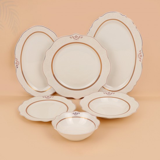 طقم سفرة الفخامة الكلاسيكية - 6 اشخاص - 72 قطعة - 2S1MM100283