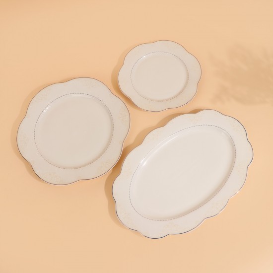 Luxury dinner set with an elegant design - 26 pieces - 2S1MM100340
