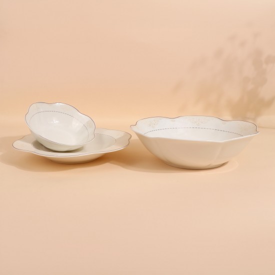 Luxury dinner set with an elegant design - 26 pieces - 2S1MM100340