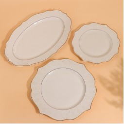طقم عشاء فاخر بتصميم أنيق- 26 قطعة-2S1MM100348 طقم عشاء فاخر بتصميم أنيق- 26 قطعة-2S1MM100348