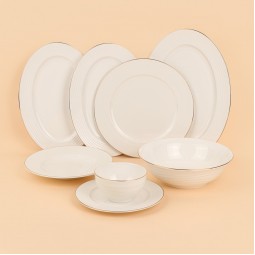 طقم مائدة فاخر 28 قطعة – تجربة ضيافة راقية - 2S1MM100547