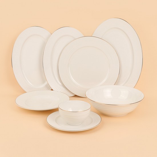 طقم مائدة فاخر 28 قطعة – تجربة ضيافة راقية - 2S1MM100547
