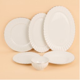 طقم مائدة فاخر 26 قطعة – تجربة ضيافة راقية - 2S1MM100549
