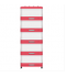 Dark red storage drawer, 5 floors Dark red storage drawer, 5 floors
