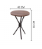 Gray wood round table set, 5 pieces Gray wood round table set, 5 pieces