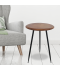 Single Wooden Serving Table with Metal Base - 2UU22-111 Single Wooden Serving Table with Metal Base - 2UU22-111