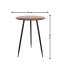 Single Wooden Serving Table with Metal Base - 2UU22-111 Single Wooden Serving Table with Metal Base - 2UU22-111