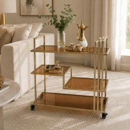 Metal serving cart - 80 x 40 x 85 cm - 2A2D500001 Metal serving cart - 80 x 40 x 85 cm - 2A2D500001