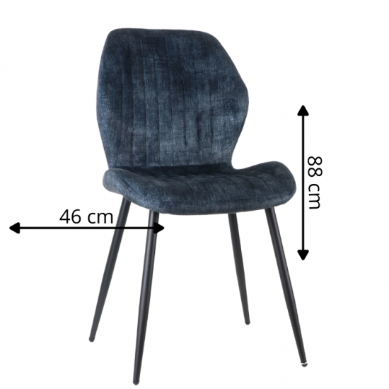 Gray velvet chair, 88*48*40 cm Gray velvet chair, 88*48*40 cm