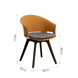 Modern camouflage fiber chair, 78*45*46 cm