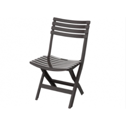 Dark brown folding chair