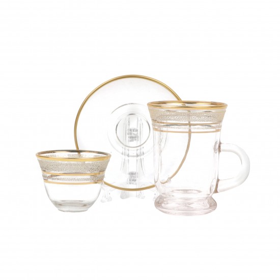 Luxury 36-piece crystal tea and coffee set Luxury 36-piece crystal tea and coffee set