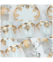 36-piece gold-colored coffee and tea cup set 36-piece gold-colored coffee and tea cup set