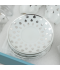36-piece silver-colored patterned coffee and tea cup set 36-piece silver-colored patterned coffee and tea cup set