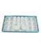 36-piece silver-colored patterned coffee and tea cup set 36-piece silver-colored patterned coffee and tea cup set