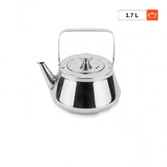 براد شاي أنيق وعصري استيل فضي - 1.7 لتر - 2AA28-977 براد شاي أنيق وعصري استيل فضي - 1.7 لتر - 2AA28-977