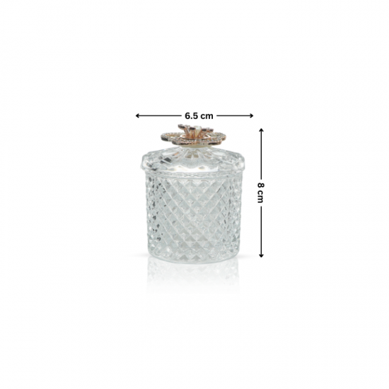 Elegant Glass Sugar Bowl - 2AA8-454 Elegant Glass Sugar Bowl - 2AA8-454