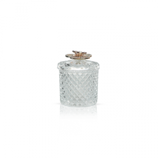 Elegant Glass Sugar Bowl - 2AA8-454 Elegant Glass Sugar Bowl - 2AA8-454