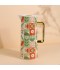 1 Liter Modern Floral Pattern Tea Thermos - 2G1B200078