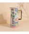 1 Liter Modern Floral Pattern Tea Thermos - 2G1B200079