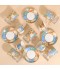Uniquely designed 36-piece tea and coffee cup set - 2G1TT100021