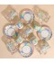 Uniquely designed 36-piece tea and coffee cup set - 2G1TT100023