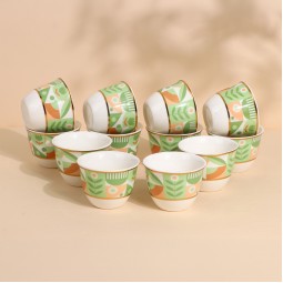 Uniquely designed 12-piece coffee cup set - 2G1TT500011