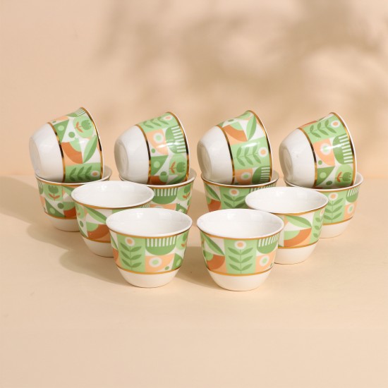 Uniquely designed 12-piece coffee cup set - 2G1TT500011