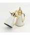 Tulane Coffee Tea Thermos Set - 0.7L / 1L - White Golden Tulane Coffee Tea Thermos Set - 0.7L / 1L - White Golden